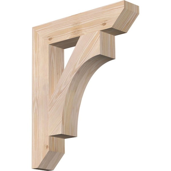 Ekena Millwork Westlake Slat Smooth Bracket, Douglas Fir, 3 1/2"W x 18"D x 22"H BKT04X18X22WTL06SDF - main